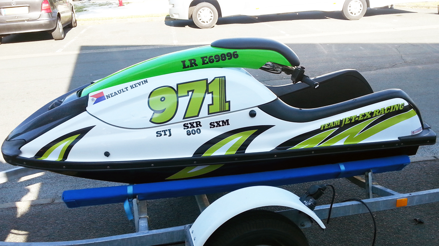 Jetex déco covering jetski