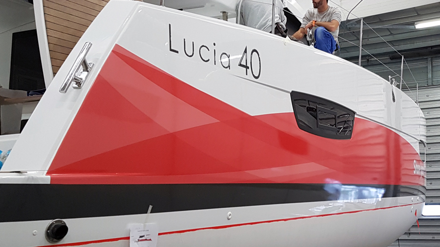 fountaine pajot Lucia 40 wrapping 2016