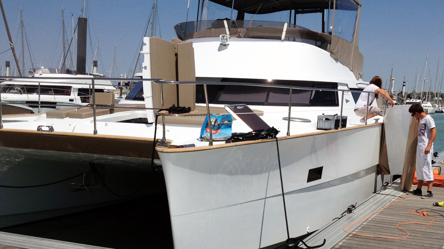 fountaine pajot Cumberland wrapping