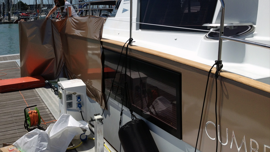 fountaine pajot Cumberland wrapping