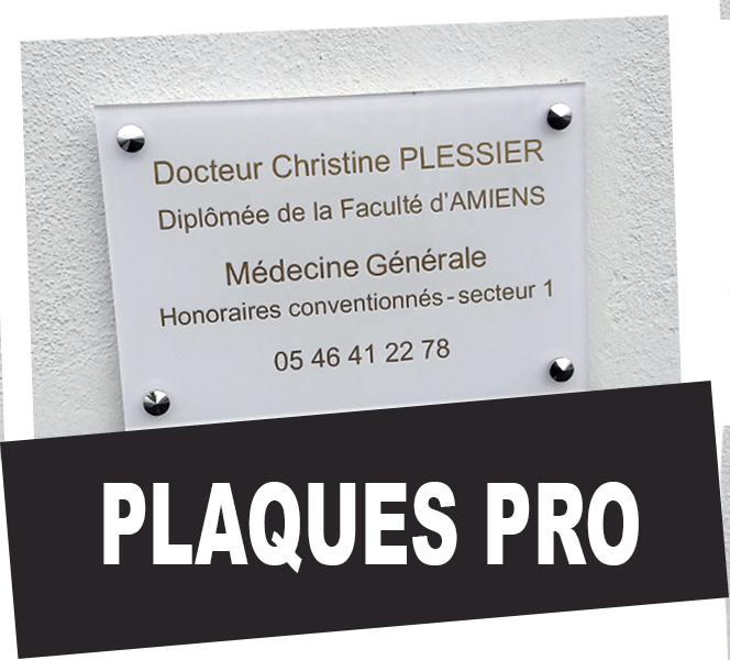 Plaques Proffessionelles