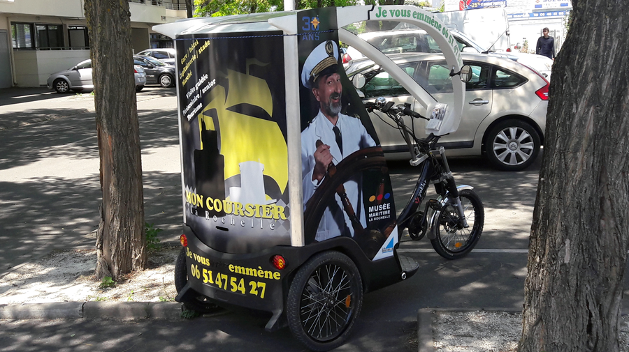 nouvelle vue vélo électrique de Mon Coursier à La Rochelle